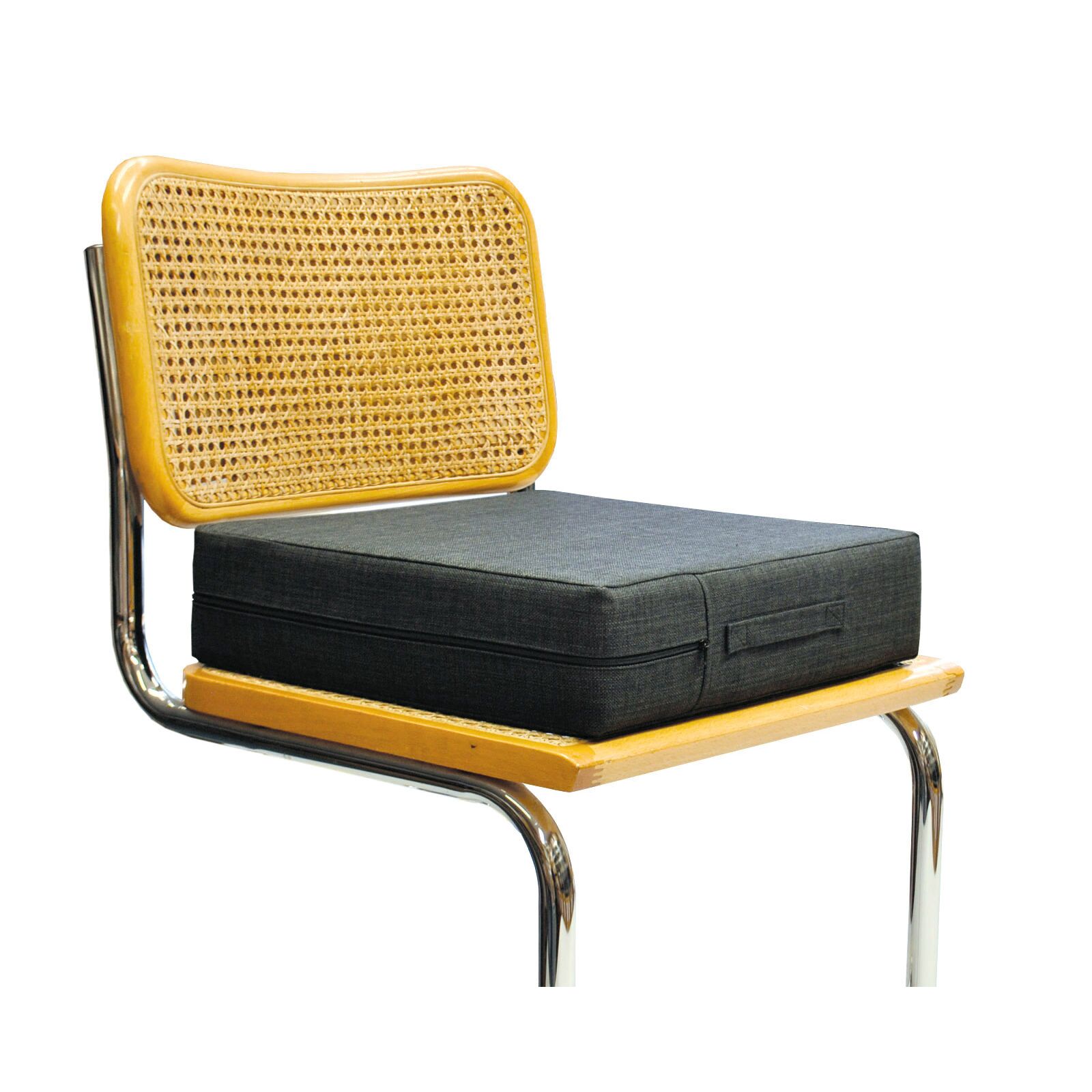 pour chaise adulte 40 x 40 cm, rouge grand coussin carré de 50 cm fauteuil de jardin 10 cm dépaisseur ping bu Coussin rehausseur 100 % coton 